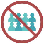 Avoid Contact Isolation SVG Icon